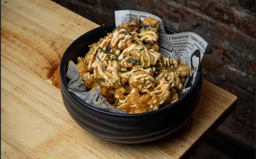 VEGETABLE TEMPURA AND ITS PERUVIAN MAYONNAISE